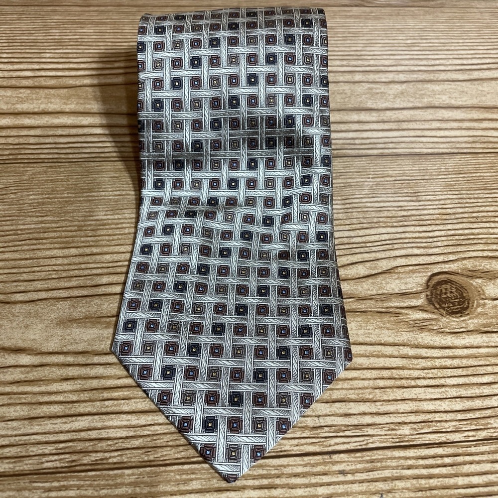 DANIEL De FASSON Necktie Men's Neck‎ Tie 100% Silk Handmade
